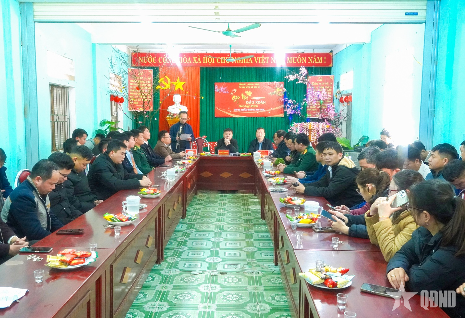 Xã Sơn Vĩ: Giữ vững an ninh biên giới, huy động học sinh đến trường sau Tết

